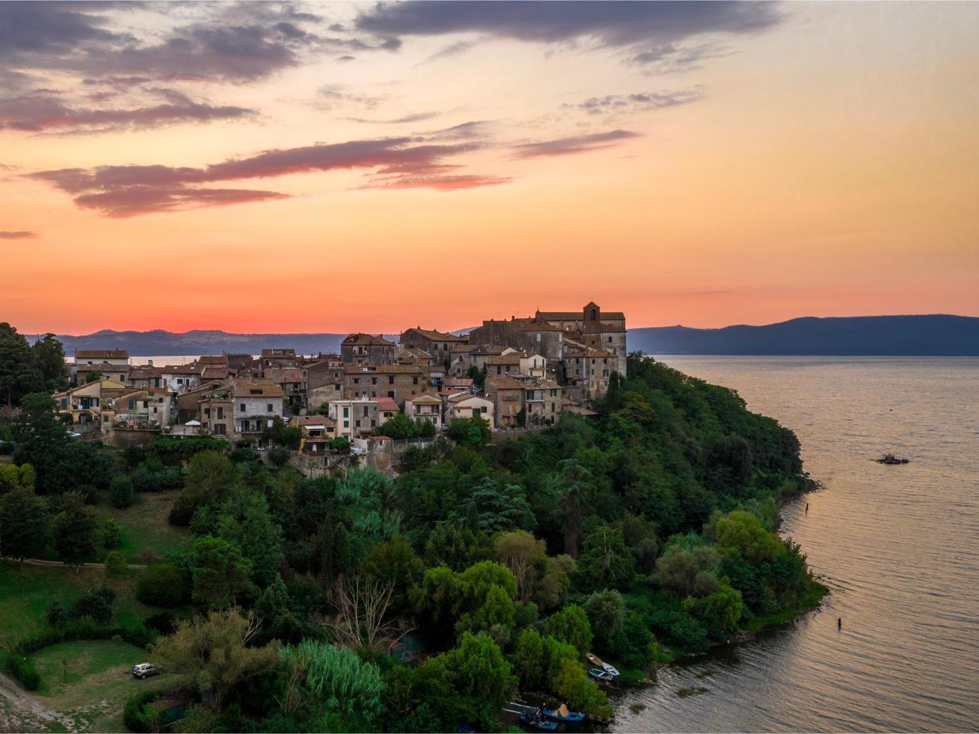 Apt Finestra Sul Castello, Vista Lago Wi-Fi Gratis Браччано Екстер'єр фото